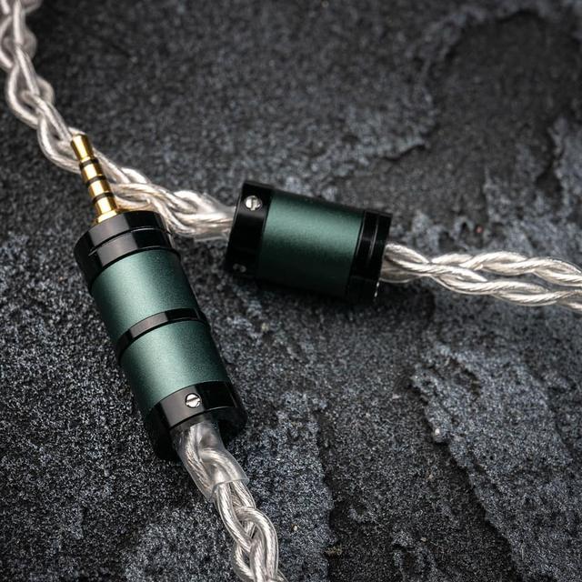 AAW Halcyon cable and monitor detail with dark flagship styling