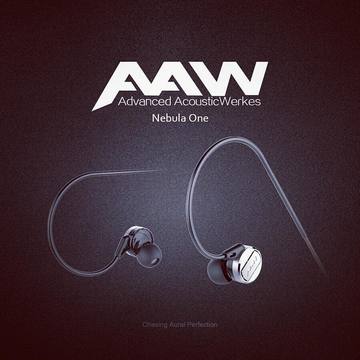 AAW Nebula One early universal in-ear monitor teaser artwork