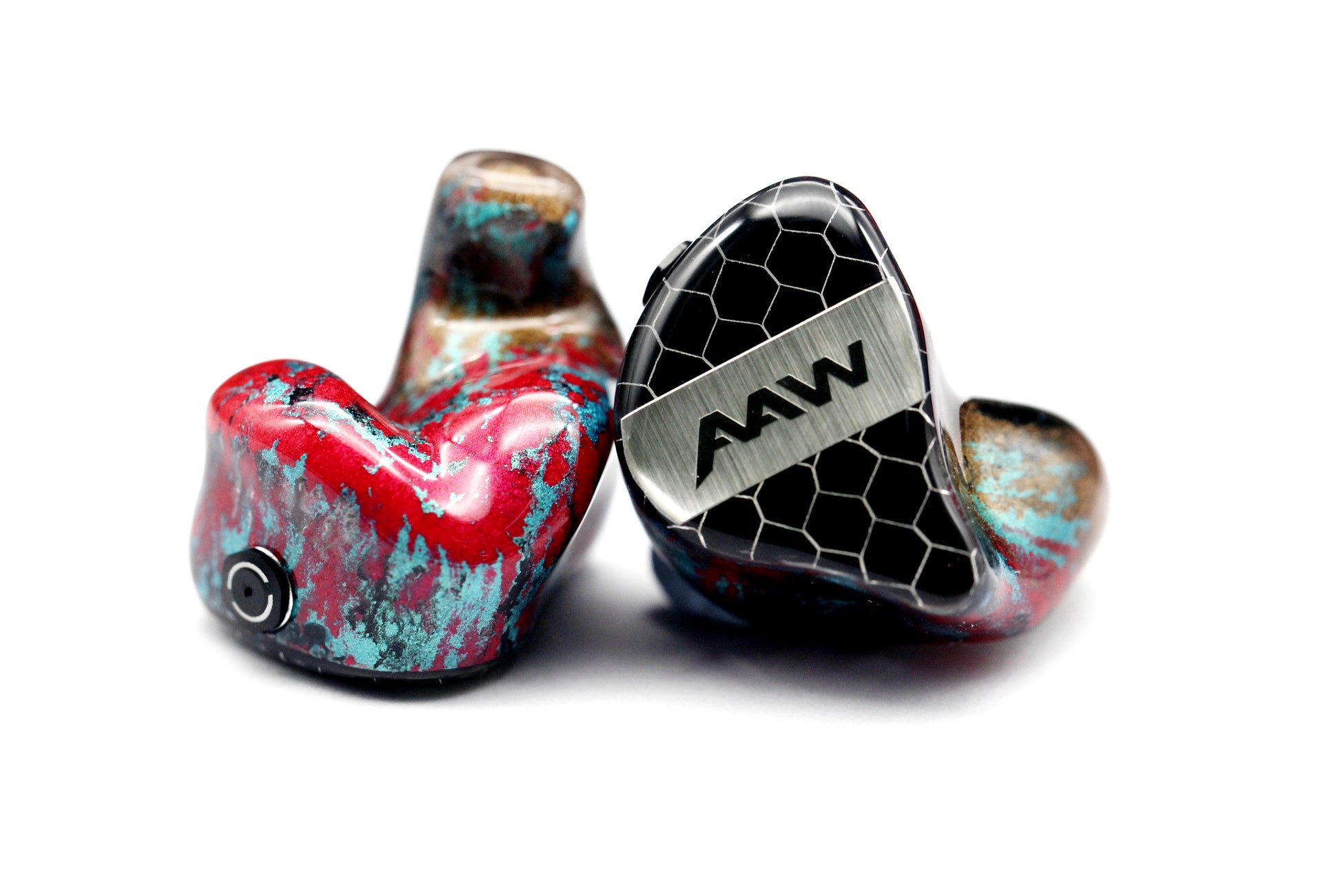 Halcyon custom in-ear monitor close-up