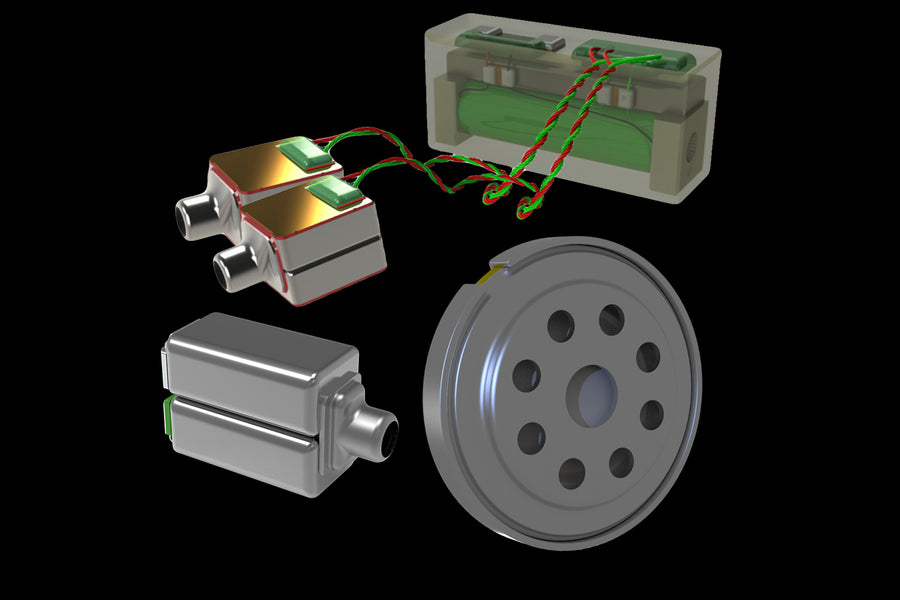 Halcyon electrostatic driver close-up render