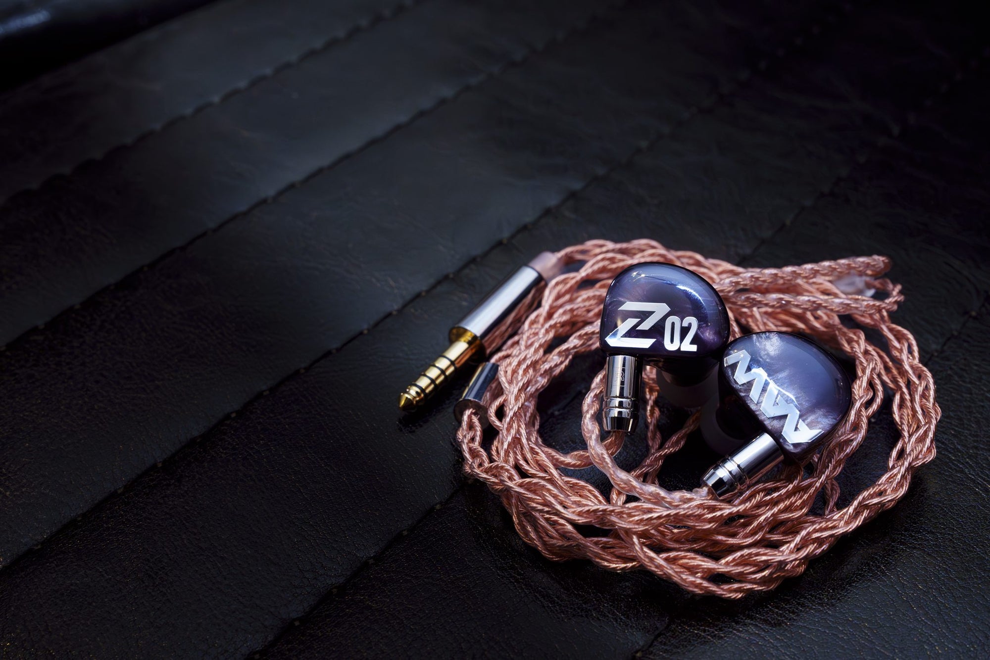 AAW Z02 universal in-ear monitors with detachable copper cable